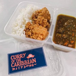 ชุดอิ่มอร่อยข้างแกงกะหรี่เพิ่มท้อปปิ้งไก่คาราเกะ 3ชิ้น