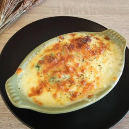 ผักโขมอบชีส