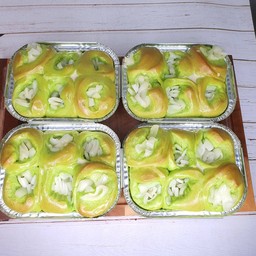 เนื้อขนมปังเหนียวนุ่มหนึบไส้มะพร้าวเน้นๆไม่หวาน