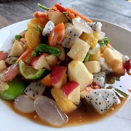 ตำปลาร้าผลไม้รวม