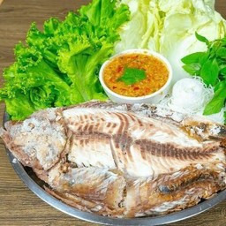 ปลานิลเผา