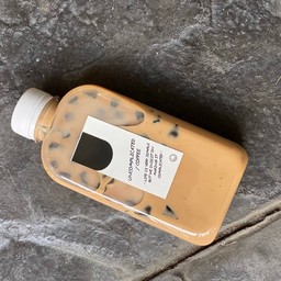 2ขวด Milk tea togo with boba ชานมไข่มุกบุกบราวน์ชูก้าร์