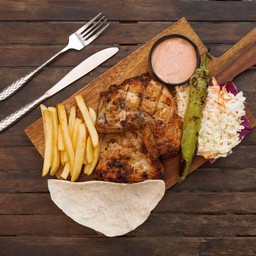 Charcoal Grilled Half Chicken