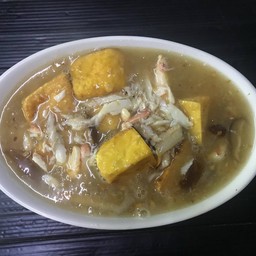 เต้าหู้ราดหน้าเนื้อปู
