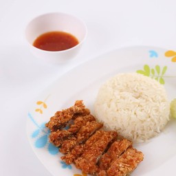 ข้าวมันไก่ทอด (ธรรมดา)