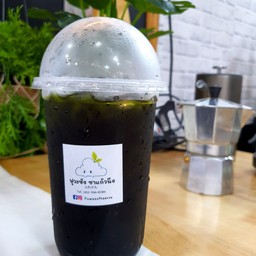 ชาเขียวดำเย็นมะลิ