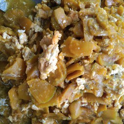 ผัดฟักทองใส่ไข่