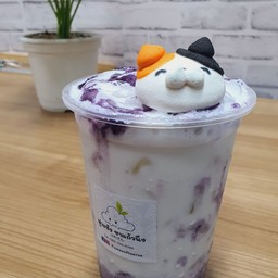 นมสดบลูเบอรี่