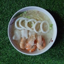 ข้าวต้มทะเล (กุ้ง+หมึก)