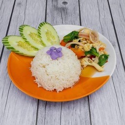 ข้าวผัดดอกกะหล่ำ