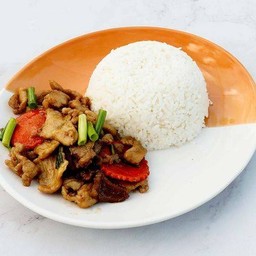 ข้าวผัดน้ำมันหอย