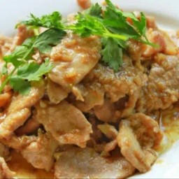 ข้าวราดหมูกระเทียม