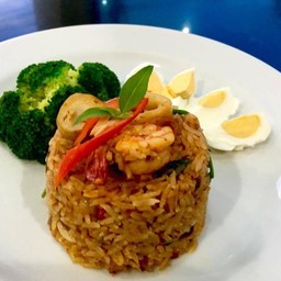 ข้าวราดผัดพริกเผา