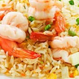 [อร่อยซ่ากับโค้ก] ข้าวผัดกุ้งสด +  โค้ก ออริจินัล (กระป๋อง)