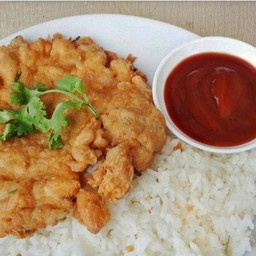 [อร่อยซ่ากับโค้ก] ข้าวไข่เจียวหมูสับ +  โค้ก ออริจินัล (กระป๋อง)