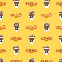 โกโก้ + ทาร์ตไข่ 6 ชิ้น