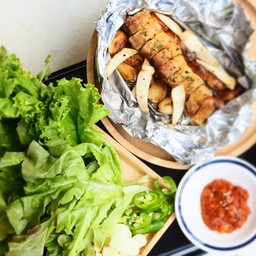 หมูอบกระเทียม อบ 20 นาที