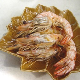 กุ้งแชบ๊วยเผา