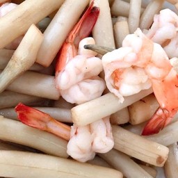 ไหลบัวผัดกุ้ง