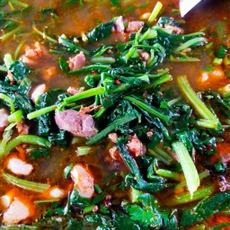 แกงผักกาดหมู