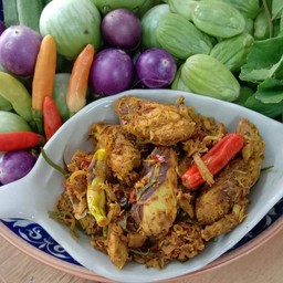 ไตปลาแห้ง (ไม่รวมผักสดนะคะ)