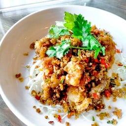 หมูตุ๋นผัดพริกเกลือ