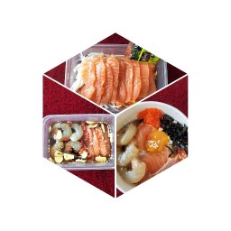 ป้าวันแซลมอนดองซีอิ๊ว/อาหาร/น้ำ