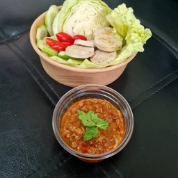 เซตน้ำพริกอ่องไก่ + หมูยอคีโต