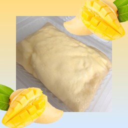[Senorita] เครปเย็นวิปครีมราดไซรัป กลิ่นมะม่วงอกร่องทอง