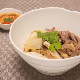 สุกี้แห้งเนื้อ