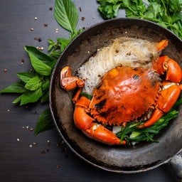 ปูไข่อบวุ้นเส้น