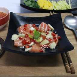 กุ้งดอง แซลมอนดอง บ้านหนูเมย์