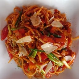 สปาเก็ตตี้ซอสแดงหมูสับ