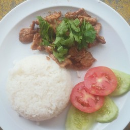 หมูทอดกระเทียม