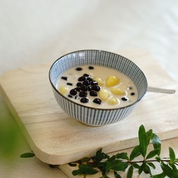 B9 แปะก๊วยน้ำเต้าหู้+ไข่มุก