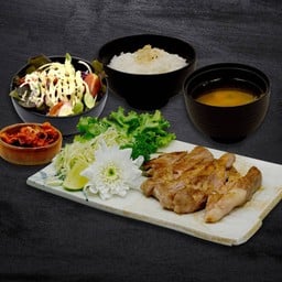 เซ็ตสันคอหมูย่างเกลือ