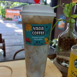 กาแฟฮันนี่โปรเซสลาเต้  นมสด