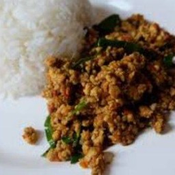 ข้าวหมูคั่วกลิ้ง