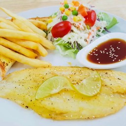 20.สเต็กปลาดอรี่ย่าง Grilled Dory Fist