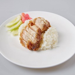 ข้าวหมูกรอบ