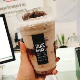 นมสดถั่วแดงปั่น
