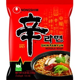 บะหมี่กึ่งสำเร็จรูปรสเผ็ด  นงชิม 120g