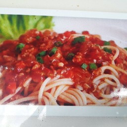 สปาเก็ตตี้ผัดซอสไก่