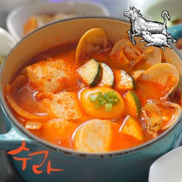 แกงเต้าหู้ใส่หอย Jogae Sundubu Jjigae-Clam Soft Bean Curd Stew_S9