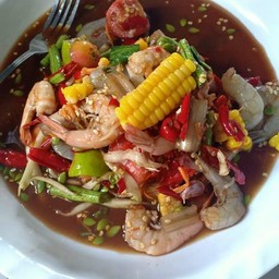 เหลากุ้งสุก+กุ้งสด