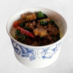 ข้าวกระเพราหมูกรอบ
