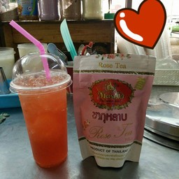 ชากุหลาบลิ้นจี่