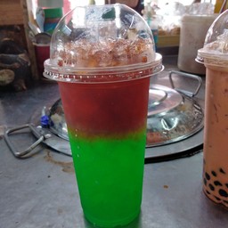 ชาดำ+น้ำแอปเปิ้ล