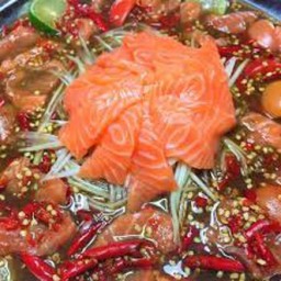 ตำปลาแซลม่อน