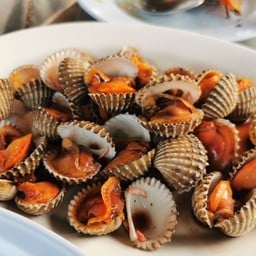 หอยแครงลวก